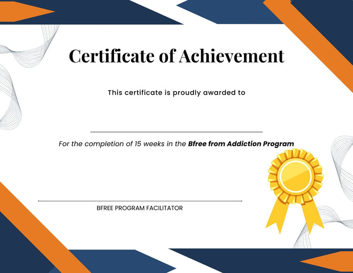Bfree Certificate of Achievement Free Download
