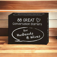 Load image into Gallery viewer, 88 Great Conversation Starters for Husbands &amp; Wives